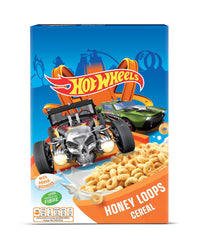 Hot Wheels Honey Loops Knuspriges Vollkorn-Frühstückscerealien mit zusätzlichen Vitaminen, 1 Packung (1 x 375 g)