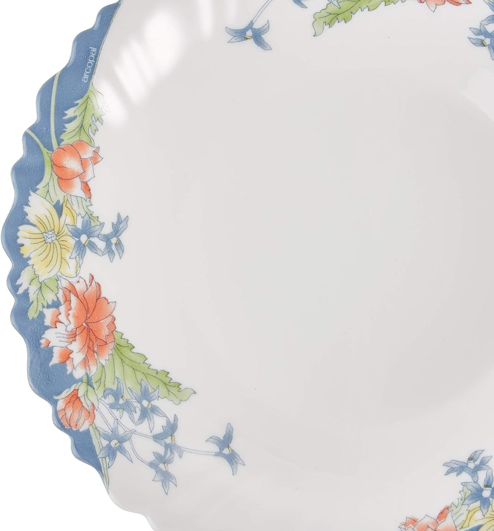 Florine Tafelservice Mit Blumen, Glas, Mehrfarbig, 33 X 33 X 31 Cm Tableware sets Naty Shop