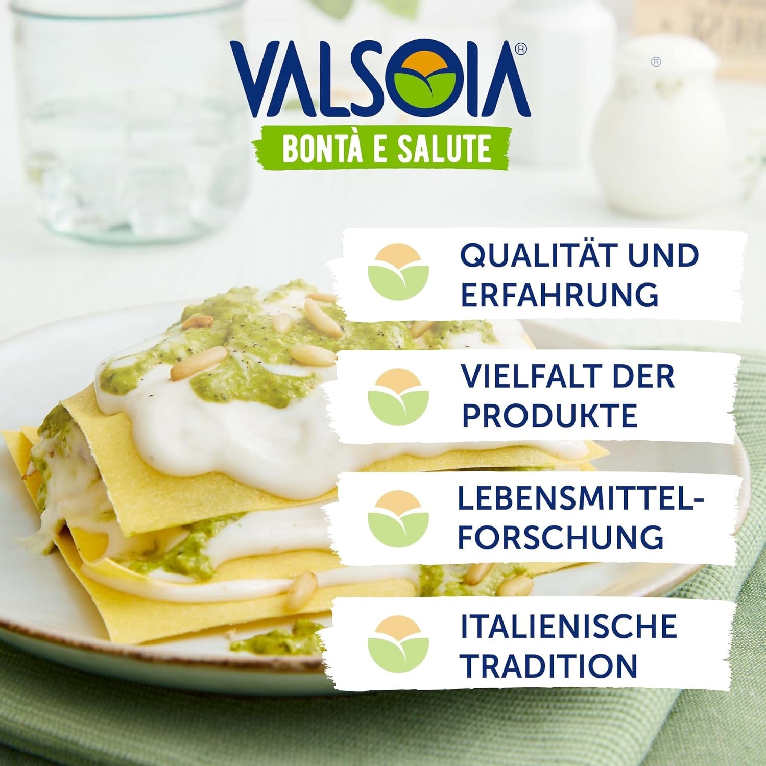 Eifreie Soja-Mayonnaise auf pflanzlicher Basis, ideal für Veganer und Vegetarier, vielseitig in der Küche einsetzbar, 4 x 150 ml