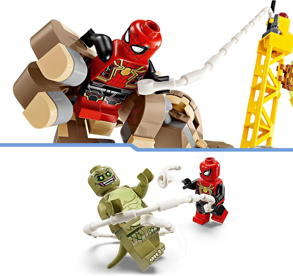 LEGO Marvel Spider-Man Vs. Sandman: Showdown Superhelden-Spielzeug mit Figuren einschließlich Eidechse und Elektro-Rollenspiel-Bauspielzeug, Geschenk für Action-begeisterte Jungen und Mädchen 76280 Bausets Besuchen Sie den LEGO-Store