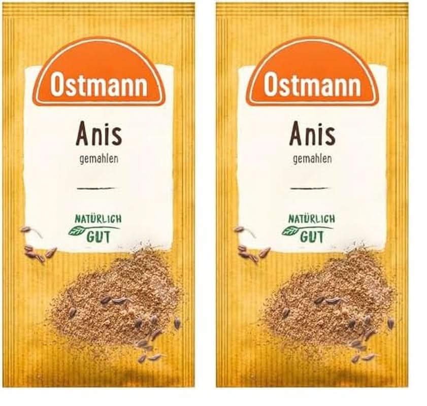 Ostmann Gemahlener Anis, 15 Gramm Gewürze Naty Shop 2 x 15 Gramm