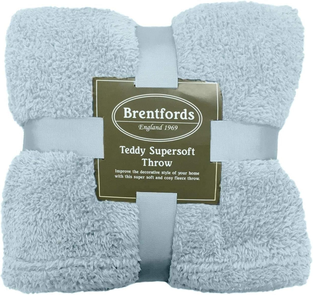 Brentford's Teddy-Fleece-Decke, große Bettdecke, Plüsch, superweich, warm, Schlafsofa, Tagesdecke, Schwarz – 150 x 200 cm. Betten und Decken. Besuchen Sie den Brentfords-Store Duck Egg 200 x 240 cm