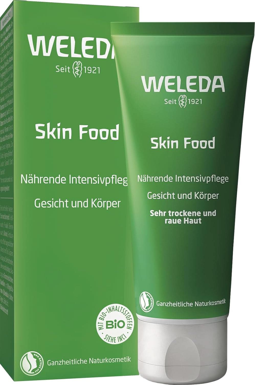 WELEDA Bio Skin, Pflegecreme für sehr trockene Haut, 75 ml Dusche und Bad Naty Shop