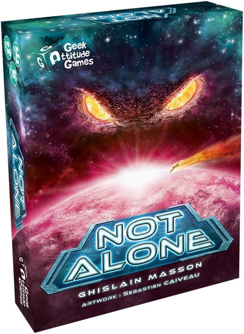 Asmodee Not Alone – Black: Strategiespiel: Space Survival – Brettspiel – für 2 bis 7 Spieler – ab 10 Jahren