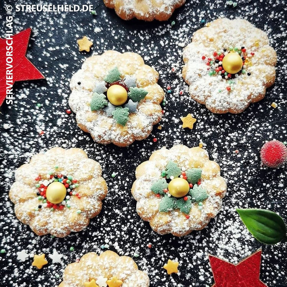 Weihnachtsstreusel, 40 Gramm Sprinkles Naty Shop