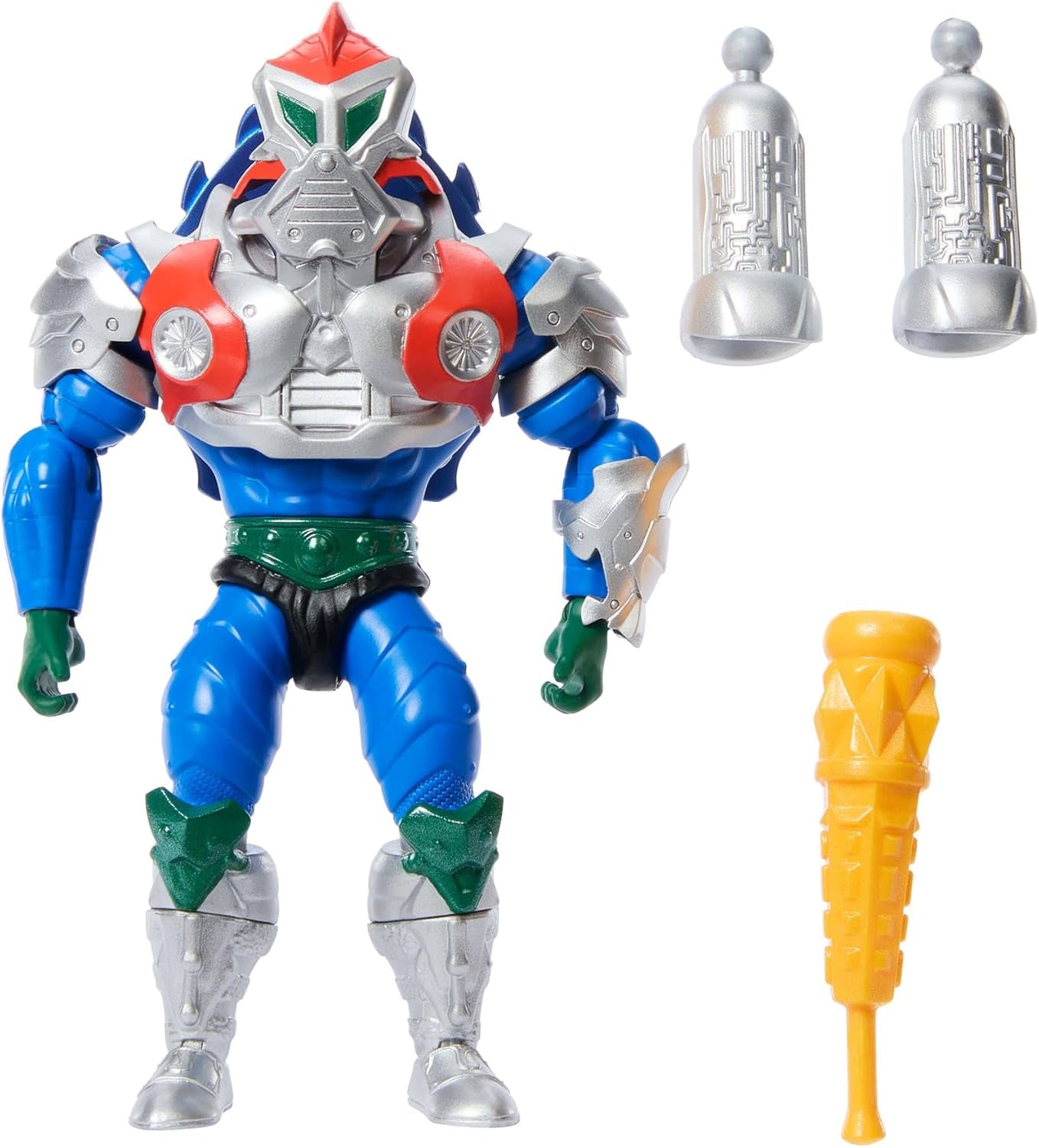 Masters of the Universe Origins Turtles of Grayskull Mekaneck Reptile Wars bewegliche Actionfigur, Teenage Mutant Ninja und MOTU Crossover Hero Toy, JBN00, [Mehrfarbig] Actionfiguren Naty Shop Standardtitel