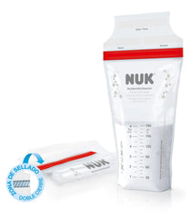 NUK Muttermilchbeutel, platzsparend und sofort einsetzbar, 180 ml, 25 Stück, transparent Zubehör Essen und Stillen Bebe Naty Shop