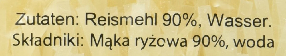 Reisnudeln – Thailändische, 3 mm breite Reisbandnudeln, hergestellt aus Reismehl – ​​17 x 400 g