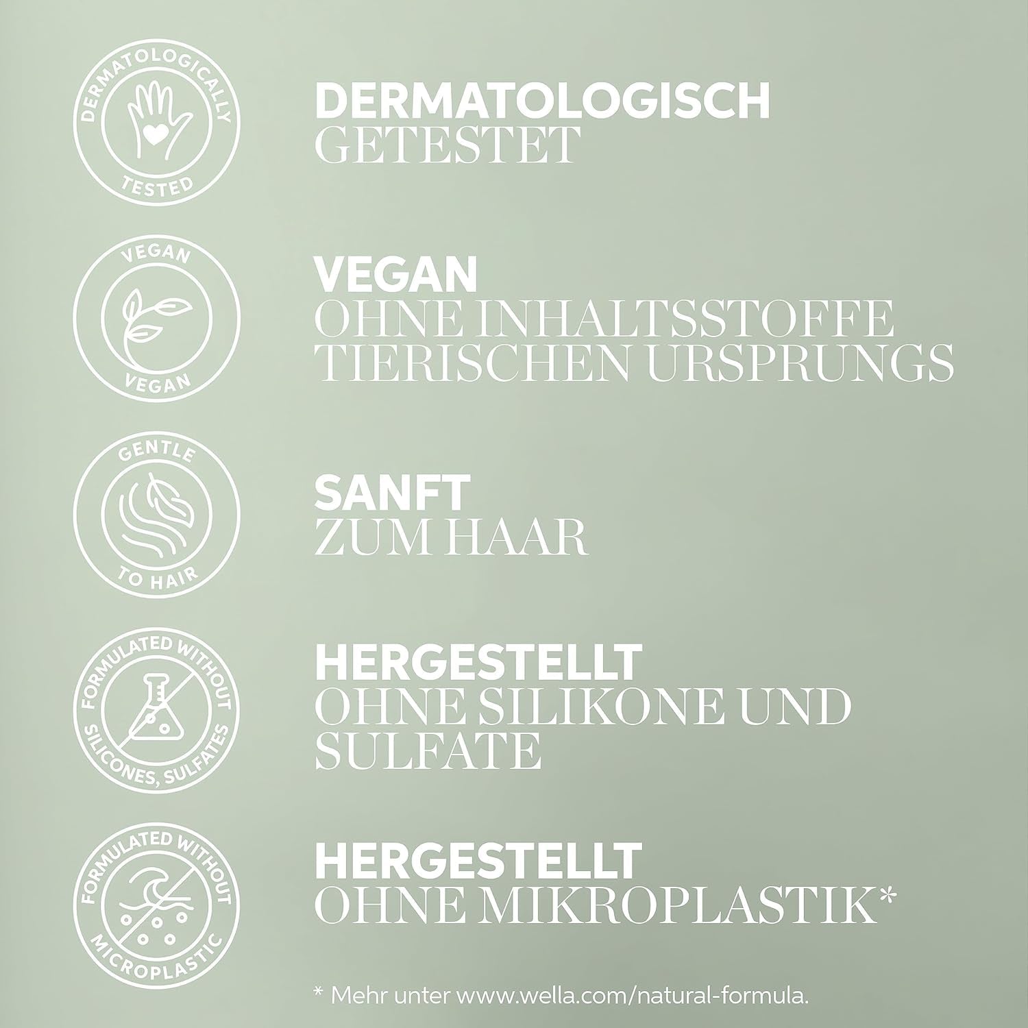 Wella Professionals Elements Erneuerndes, regenerierendes Shampoo für alle Haartypen. Wella Dusche und Bad