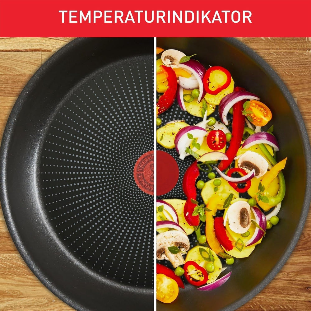 Tefal Recycled on, Pfanne aus 100 % recyceltem Aluminium, Antihaftbeschichtung, Induktionstöpfe und Pfannen Naty Shop