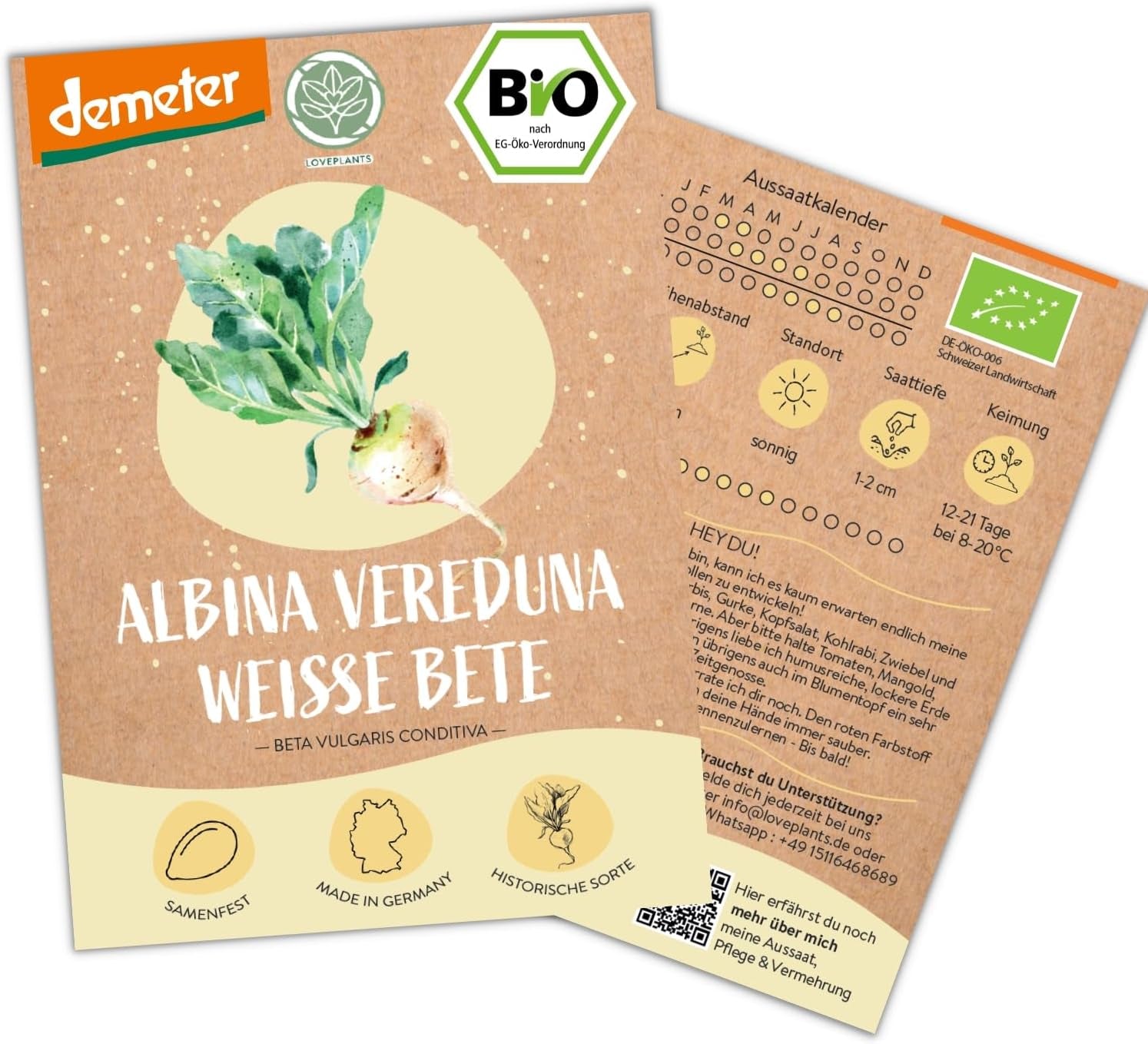 Semințe de castraveți mini mexicani organici, 10 semințe de castraveți gustare, rată mare de germinare, certificate Demeter și polenizate deschis | Semințe de legume de la LOVEPLANTS, pentru balcon, grădină, strat înălțat – Soiuri de legume Heirloom