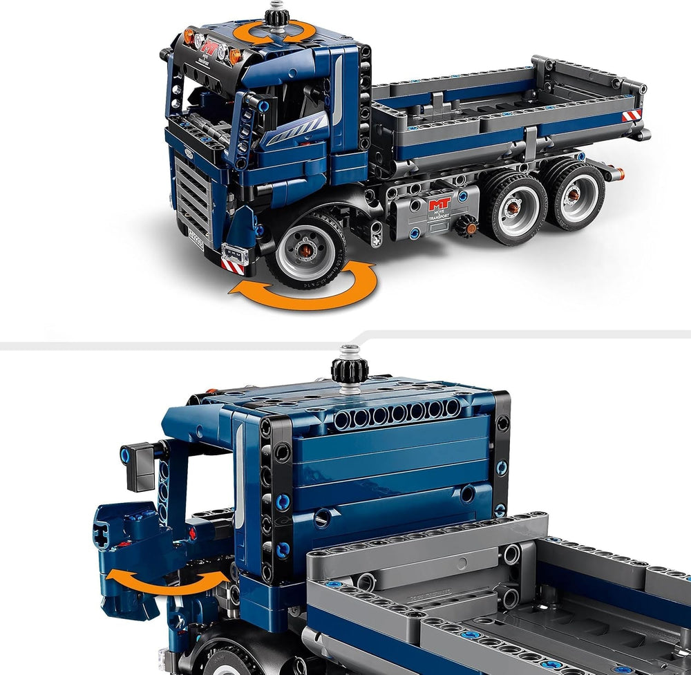 LEGO Technic Dump Truck Spielzeug mit Lenkrad und beweglichem Muldenkipper – blaues Baufahrzeug – Geschenkidee für Geburtstage oder Feiertage – Bauset für Jungen und Mädchen ab 9 Jahren 42203 Bausätze Besuchen Sie den LEGO-Store