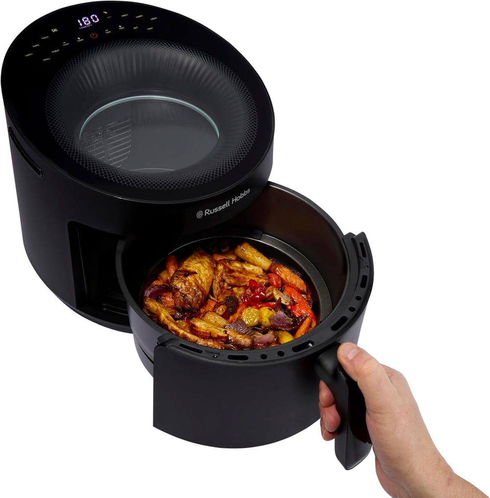 Russell Hobbs Airfryer, 5 Liter, 10 Programme, Sichtfenster Naty Shop Appliances