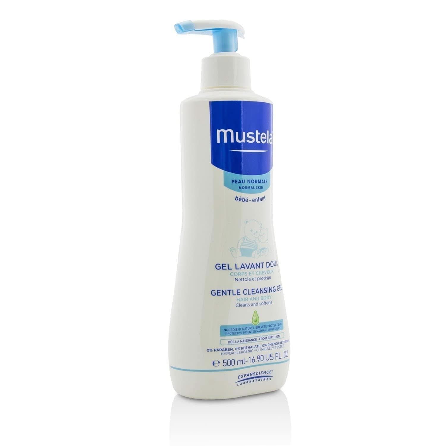 Mustela, Zartes Reinigungsgel, 500 ml Mutter und Kind Naty Shop