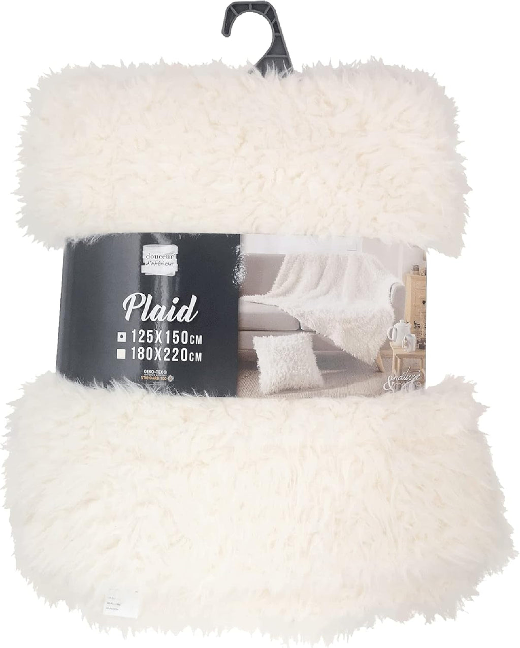 Douceur D'Intérieur, Pătură (125 X 150 Cm) Oaie, blană falsă Plapumi si pilote Naty Shop