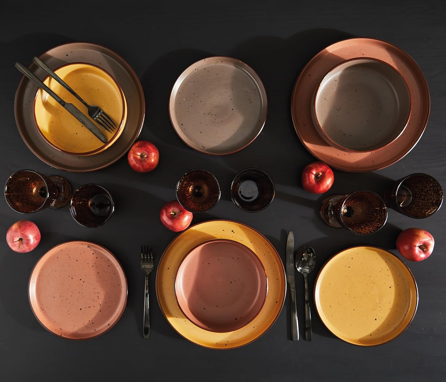 Bruges, serviciu de cină pentru 6 persoane, 18 piese, ceramică, multicolor