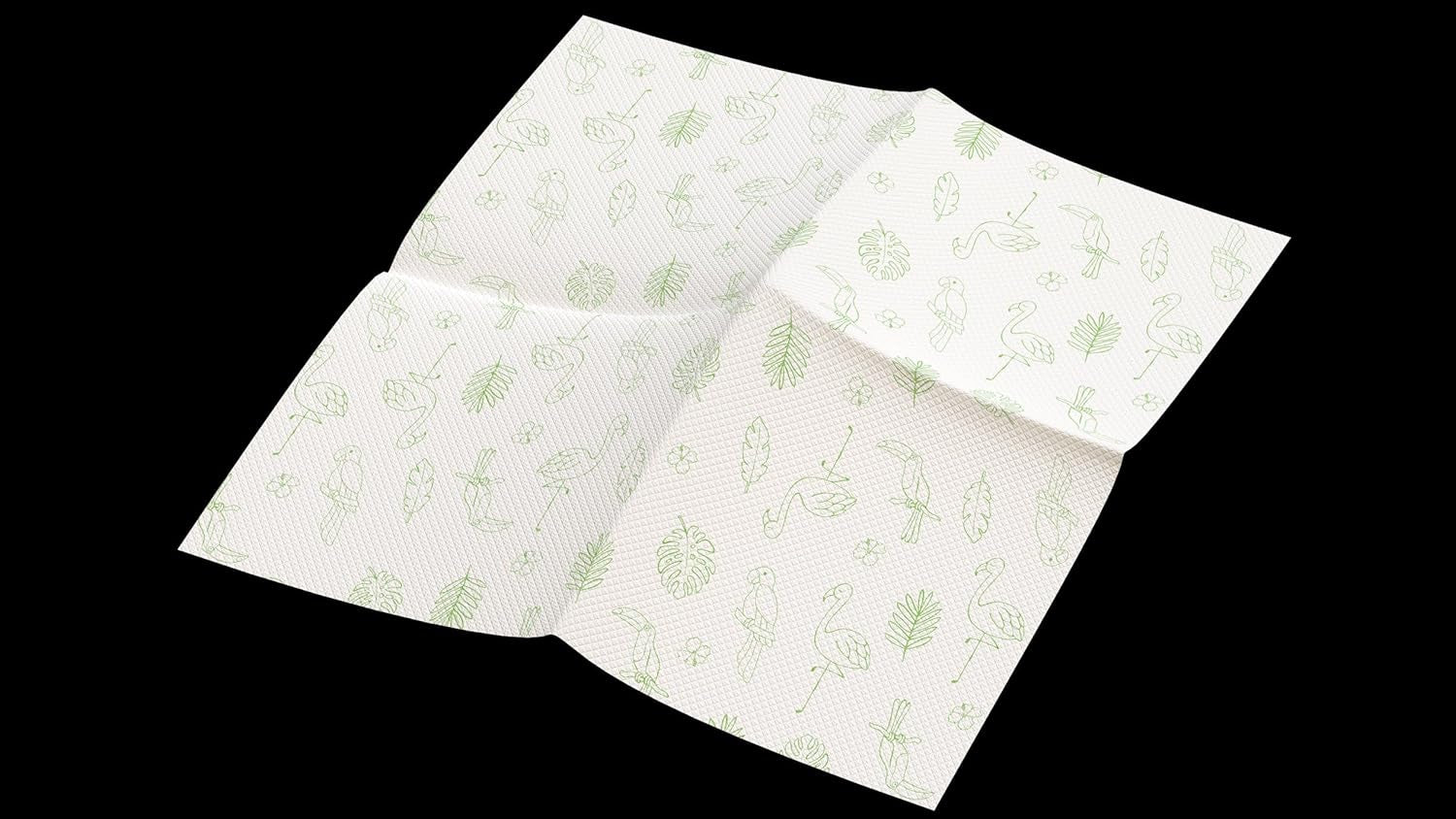 Șervețele de hârtie Renova Red Label, 140 șervețele, Jumătate alb, Decorat, Jumătate culoare, Dimensiune standard