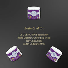 Handgeschöpftes Fleur de Sel, DE GUERANDE, 125g Dosis