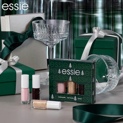 Kit Essie Mini Trio XMAS, Nr. 13 Mademoiselle + Nr. 49 Wicky + Nr. 570 Mani Danke, 3 x 15 ml
