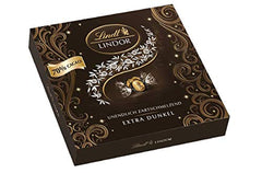 Lindt Geschenkbox LINDOR Extra Black 70% Kakao, Geschenkschokolade, ca. 15 LINDOR-Trüffel, 186 g