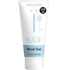 Naïf nahrhaftes Waschgel – Für Babys und Kinder – Natürliche Inhaltsstoffe – 100 % vegan – 200 ml Mutter und Kind Naty Shop
