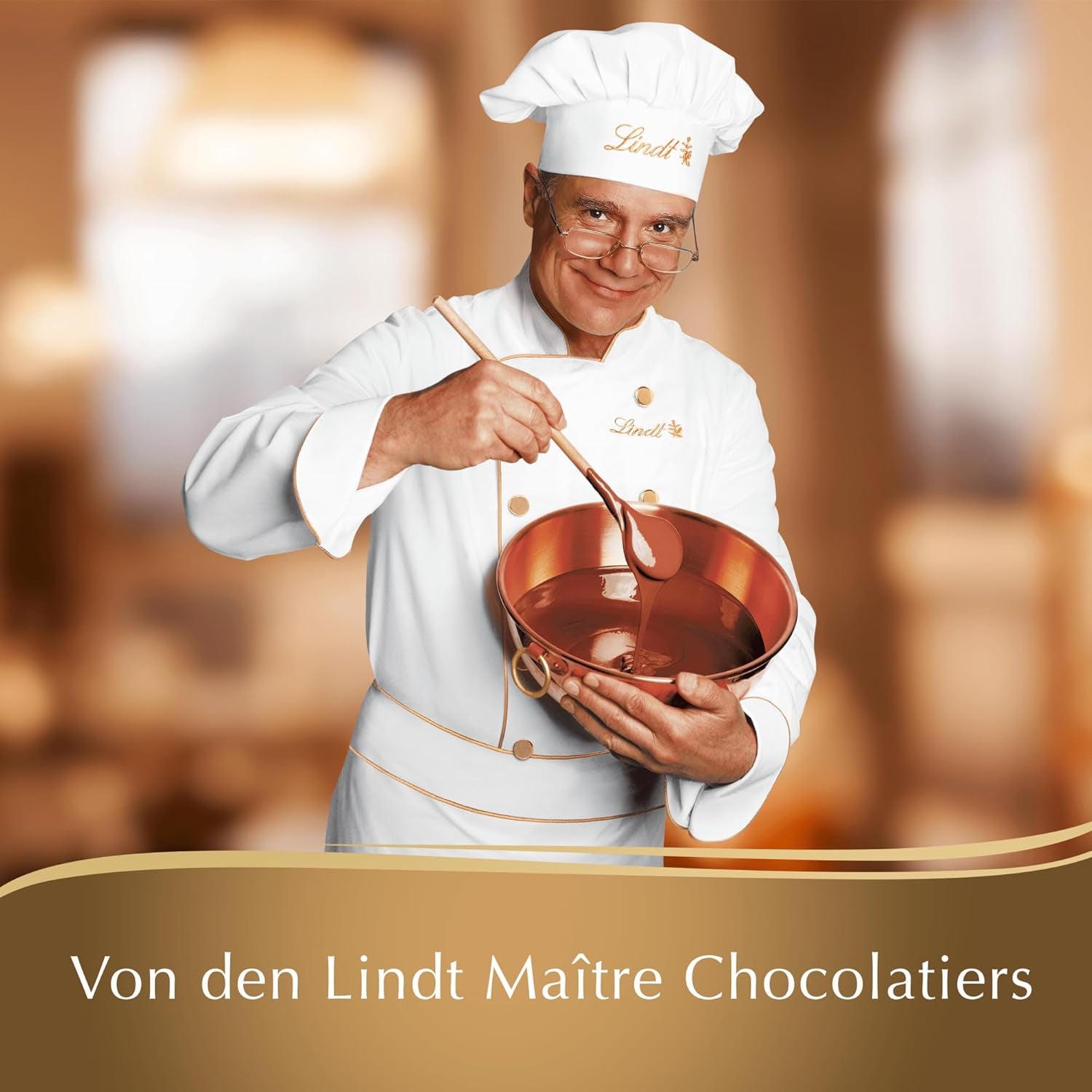 Riegel Crème Brûlée Lindt Chocolate Creation | Crème Brûlée-Füllung mit knusprigem Karamell, garniert mit feinster Vollmilchschokolade | Schokoriegel | Schokoladengeschenk, 150g