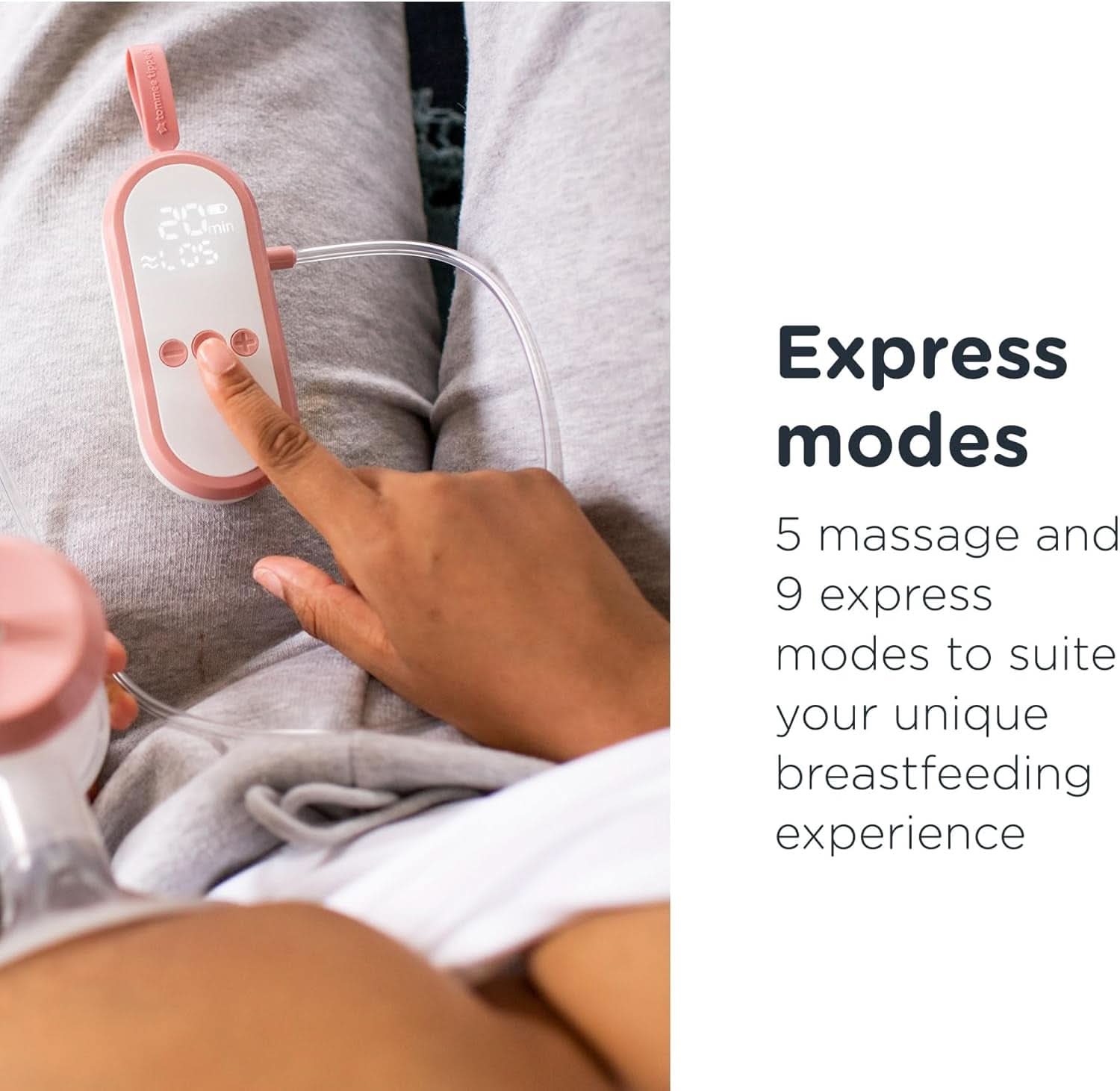 Tommee Tippee Made for Me Pompă de sân electrică unică, aspirație puternică Accesorii Hrana si Alaptare Bebe Naty Shop