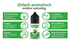 Twizzy, Konzentriertes Apfelaroma, 30 ml Aromen Naty Shop