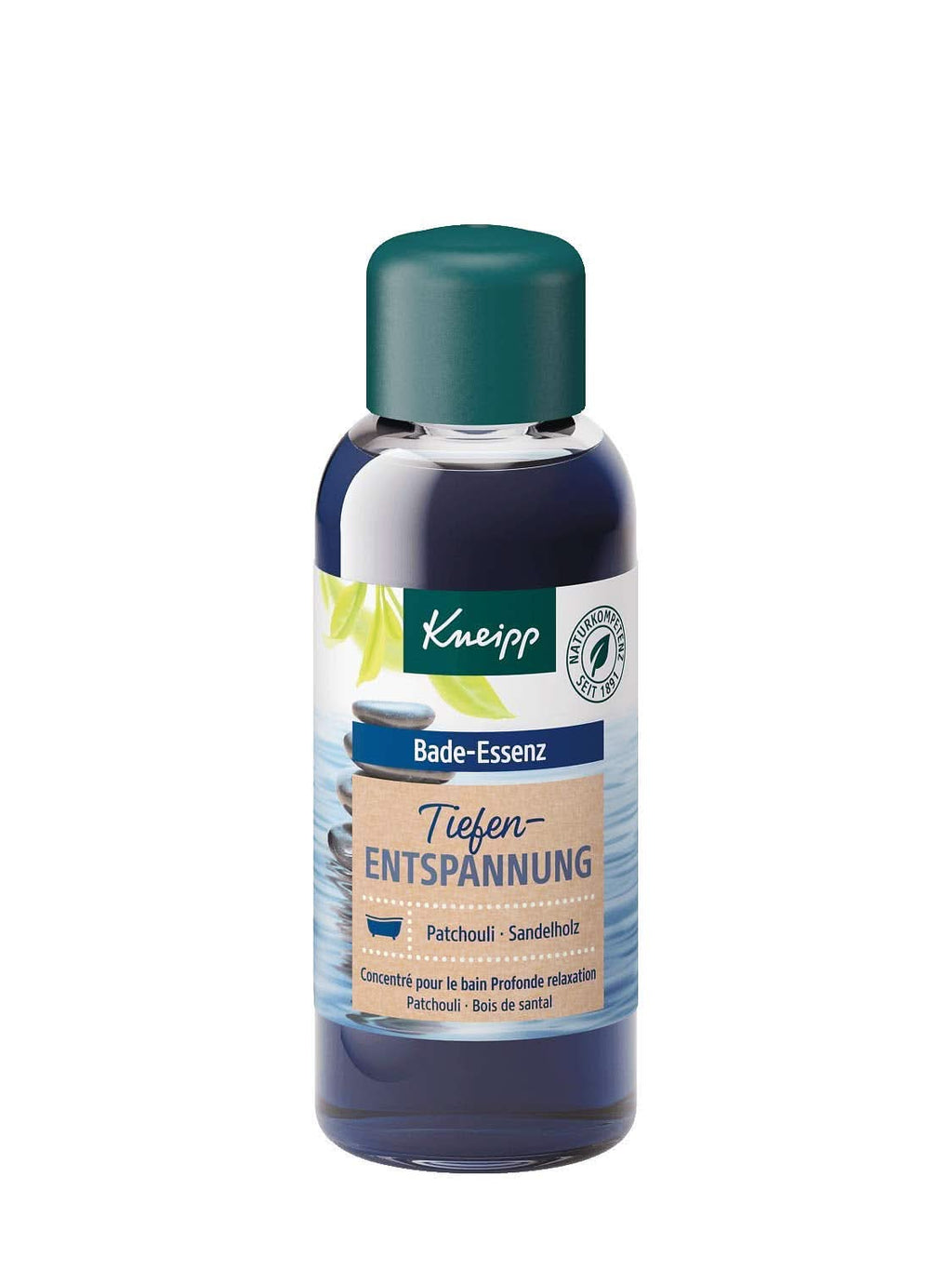 Kneipp , ulei de baie cu ulei esențial natural de patchouli și extract de lemn de santal pentru relaxare profundă și calmare, 100ml Naty Shop