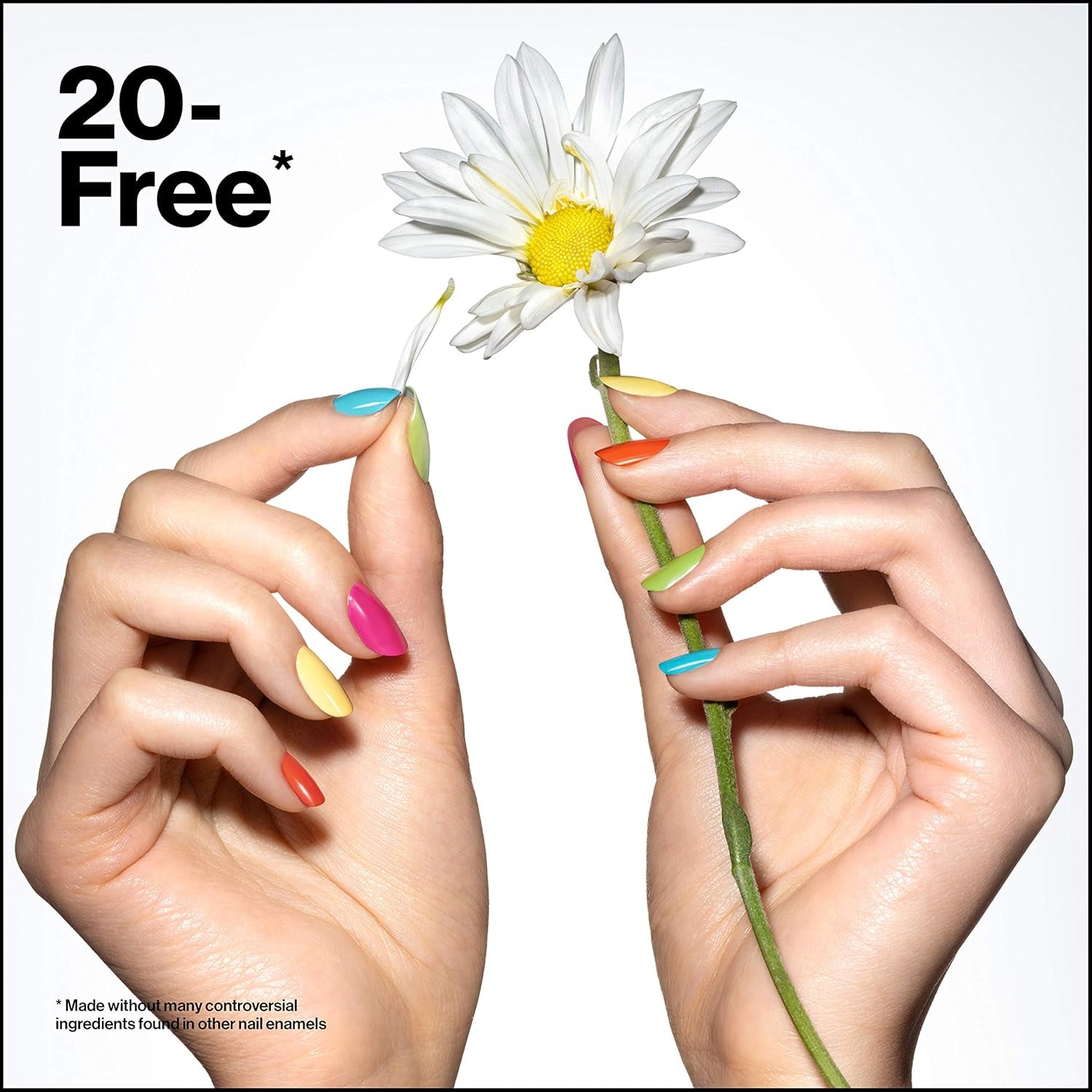 Revlon Ultra HD Snap Nagellack, langlebige vegane Formel, schnell trocknend und vollständige Deckkraft in einer Schicht, Farbe (8 ml), Rot und Schwarz (014), Unisex