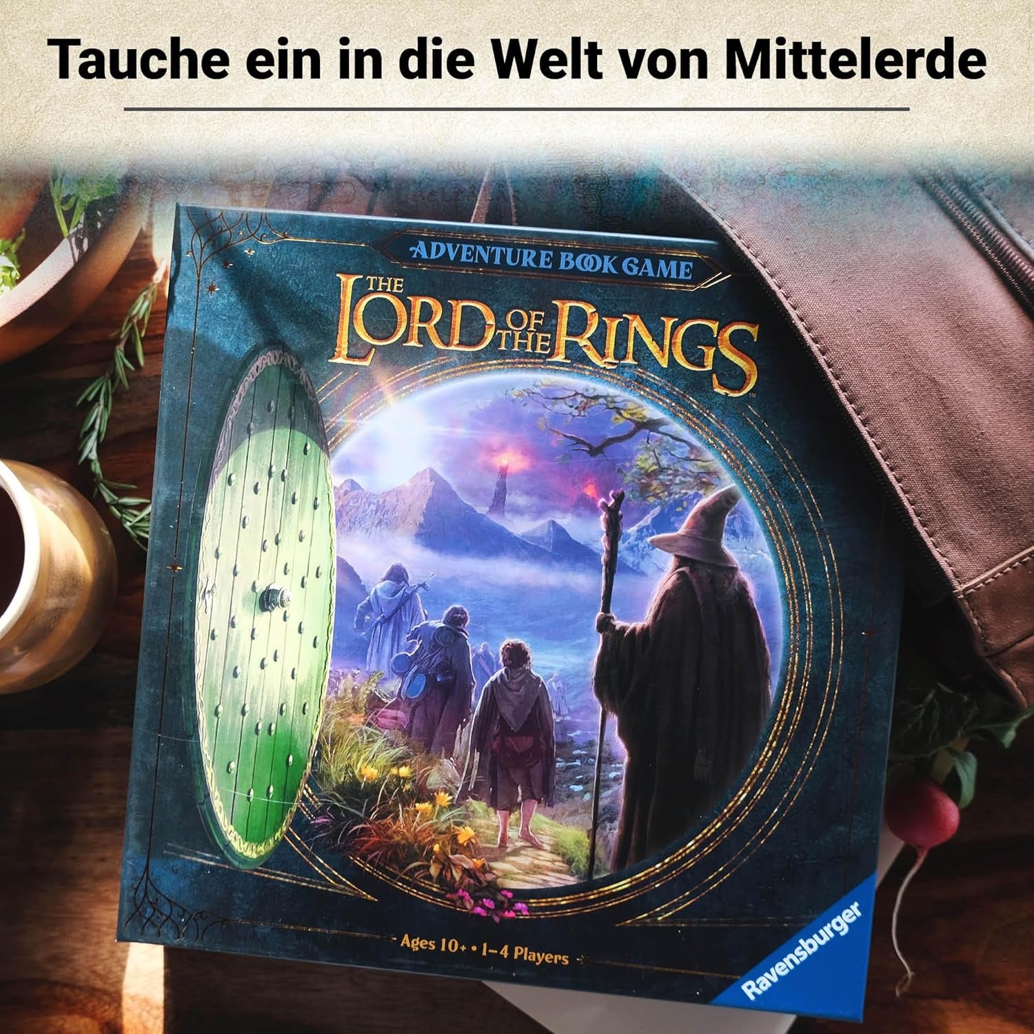 Ravensburger 27533 – Der Herr der Ringe – Kartenbasiertes Abenteuerspiel – Kooperatives Strategiespiel für 1–4 Spieler ab 10 Jahren