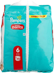 Pampers Baby-Dry Pants, Windelhose, weiß, Größe 6, 60 Windeln Mutter und Kind Naty Shop