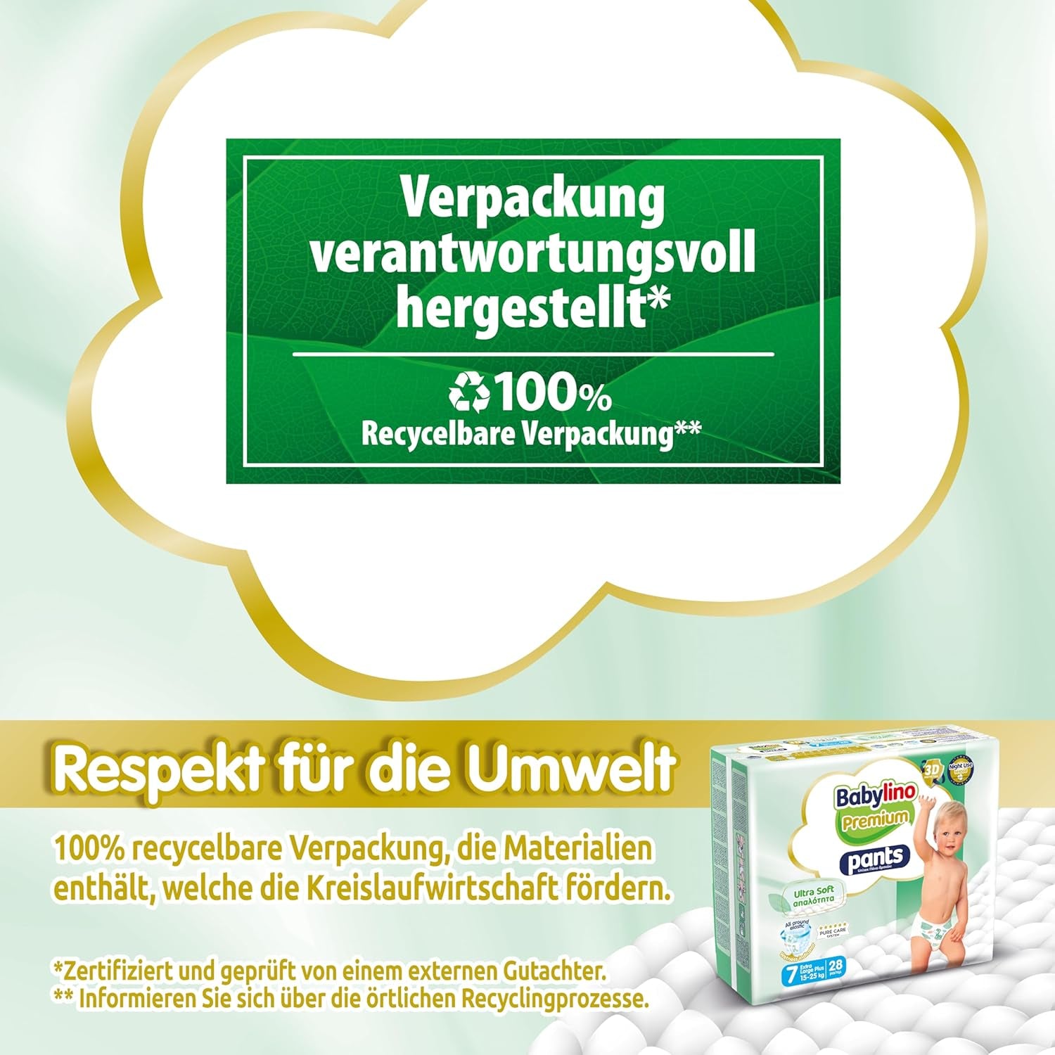 Premium-Hose, Größe 7, Ultra Soft Filter, XL Plus (15-25 kg), 28 Stück