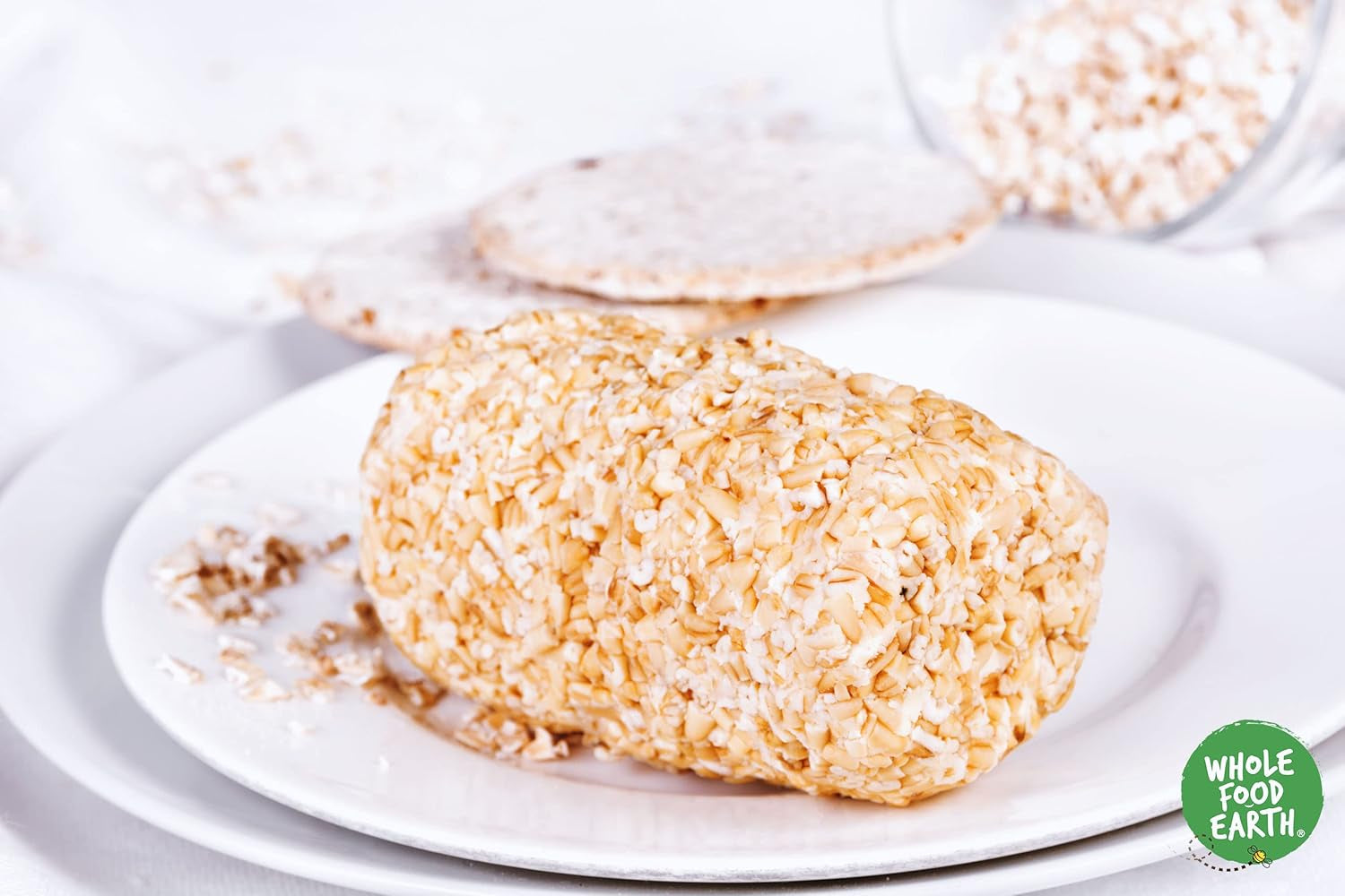 Wholefood Earth Pinhead Haferflocken grob stabilisiert 3 kg | GVO-frei | Reich an Ballaststoffen