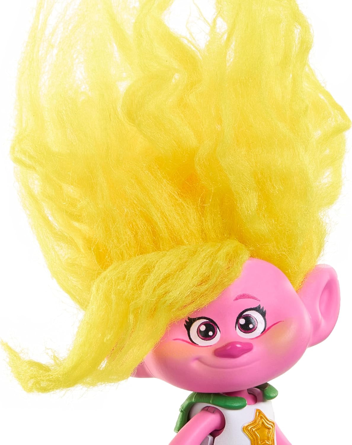 Mattel DREAMWORKS TROLLS Together Strong - păpuși Queen Poppy, Viva, Branch, Guy Diamond cu Tiny Diamond cu păr de pluș și 5 articulații, pentru copii de la 3 ani, HNF07 Papusi Naty Shop