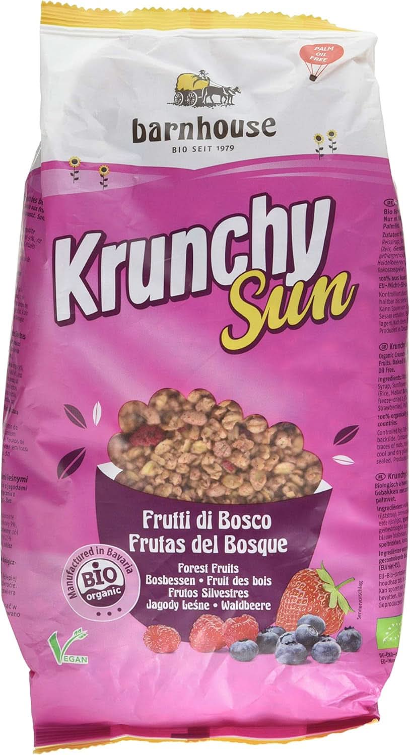 Barnhouse Muesli Krunchy Sun Fruits, 750 Gramm Cereal Naty Shop