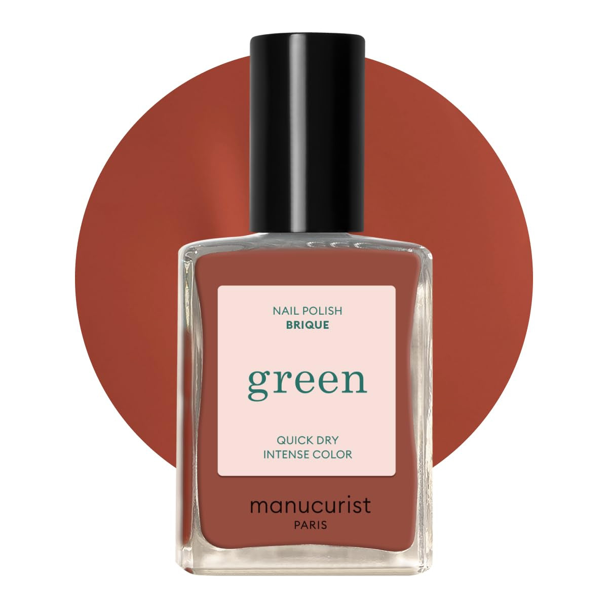 Manucurist Green – Rosy Beige Shell Beige Nagellack – Schnell trocknender Nagellack – DIY-Nägel – Vegan 12-Free – Pflanzenbasiert – Nagellack – Hergestellt in Frankreich
