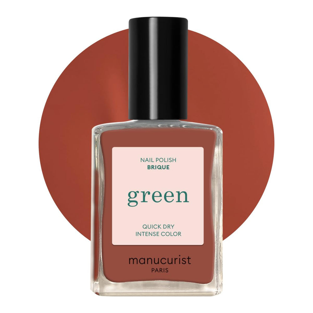 Manucurist Green – Rosy Beige Shell Beige Nagellack – Schnell trocknender Nagellack – DIY-Nägel – Vegan 12-Free – Pflanzenbasiert – Nagellack – Hergestellt in Frankreich