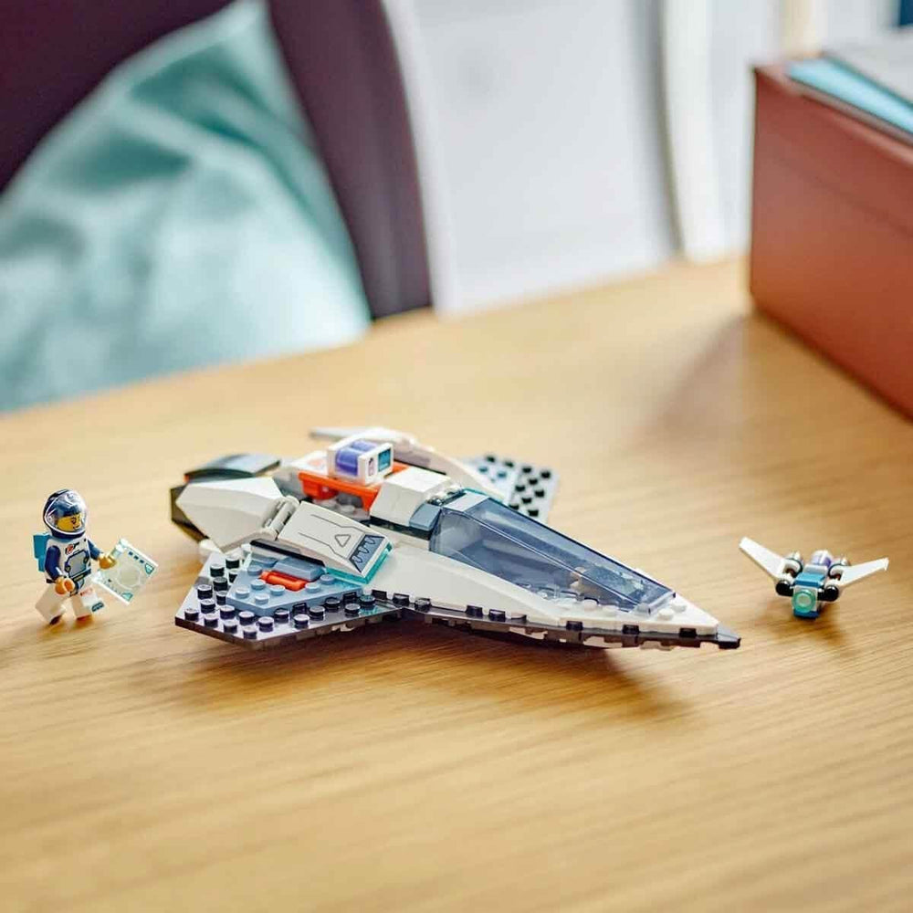 LEGO City Raumschiff, Space-Shuttle-Weltraumspielzeug zum Bauen für Kinder, Jungen und Mädchen ab 6 Jahren, Set mit Astronautenfigur 60430 Bausets Besuchen Sie den LEGO-Store