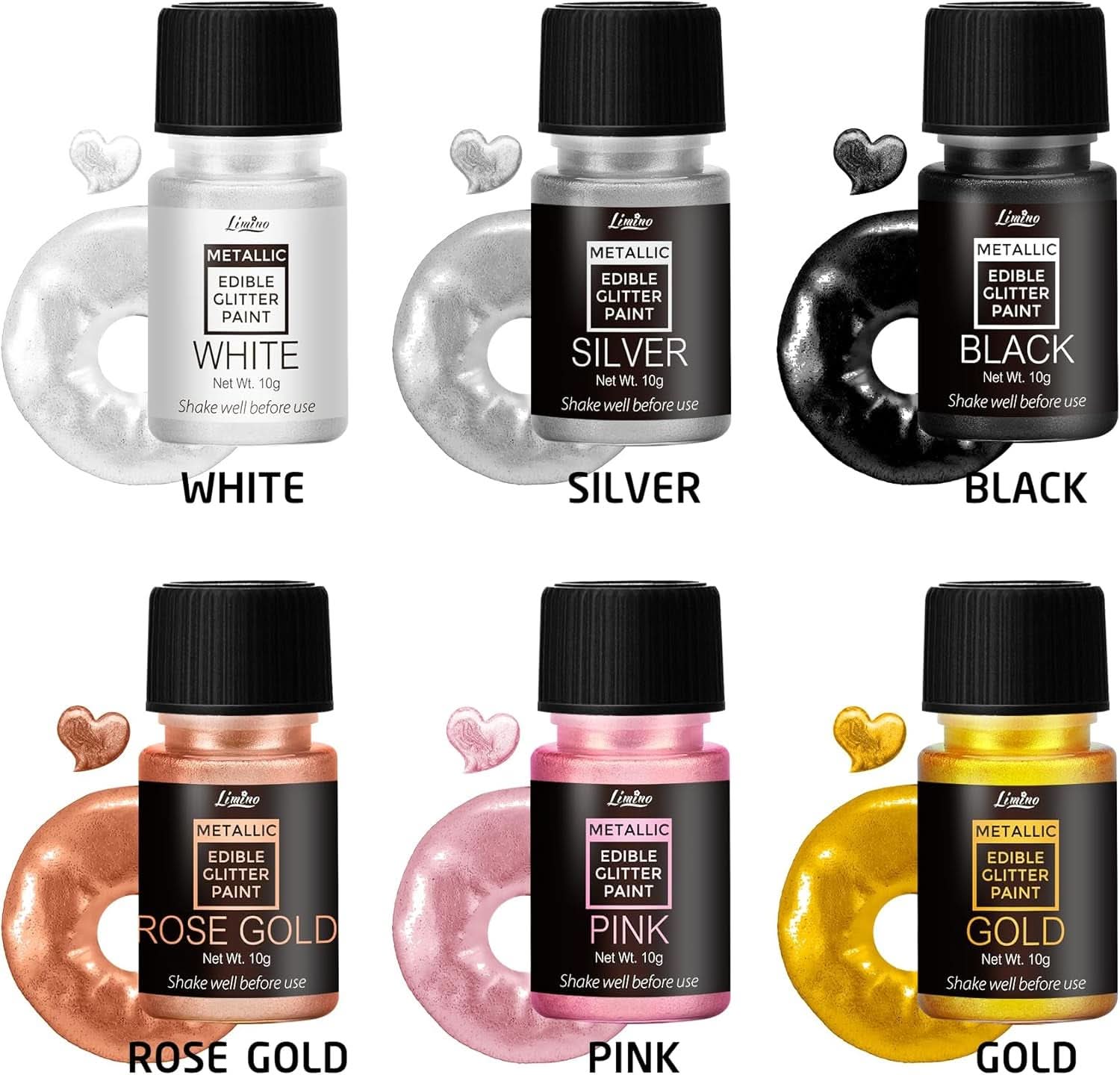 Flüssiger essbarer Glitzer, 60 ml Naty Shop