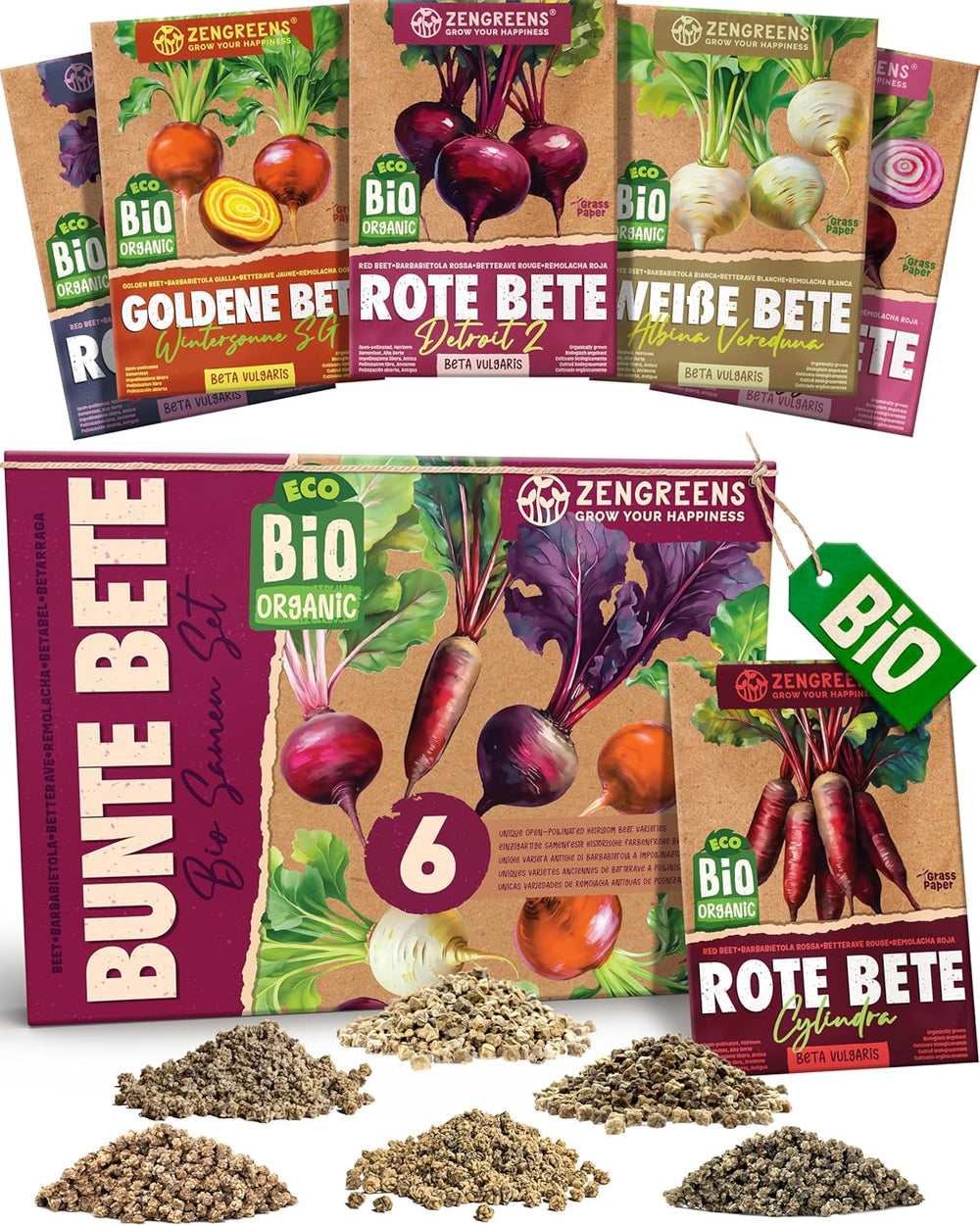 Bio-Tomatensamen im 10er-Set – 10 Tomatensamen für den einfachen Anbau im Garten, Balkon oder Hochbeet – Pflanzensamen – Setzlinge