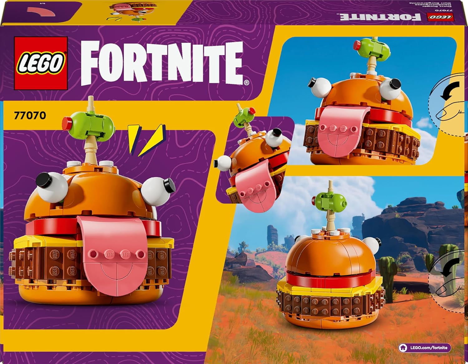 LEGO Fortnite Durrr Burger, Videospiel-Bauset für Gamer ab 9 Jahren, Ausstellungsmodell, Sammelfigur, Geschenk für Kinder, Jugendliche und Erwachsene, Sammlerstück 77070 Bausets Besuchen Sie den LEGO-Store