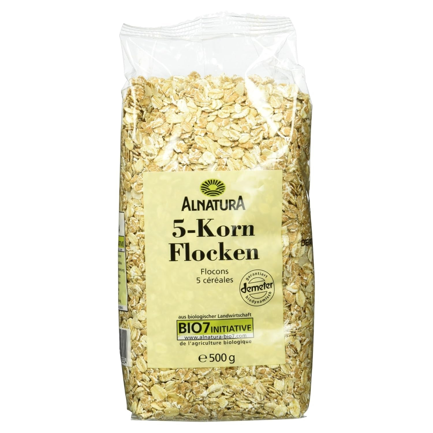Bio 5-Kornflocken, 500G Getreide Naty Shop 500 G (1. Packung)