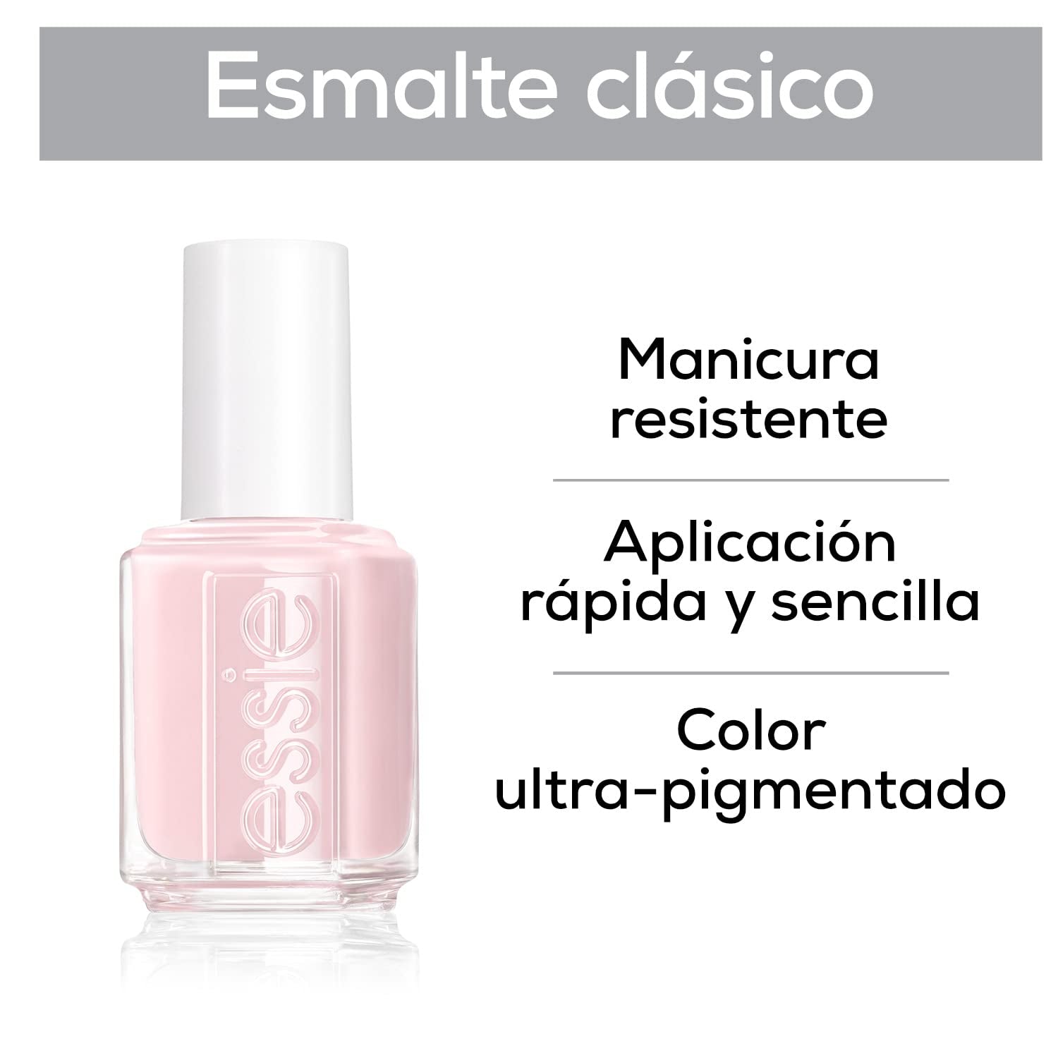 Essie Nagellack für intensiv gefärbte Nägel, Nr. 497 Bekleidung optional, Nude, 13,5 ml