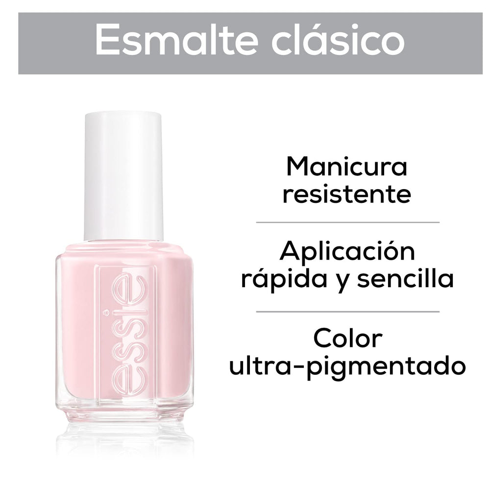 Essie Nagellack für intensiv gefärbte Nägel, Nr. 497 Bekleidung optional, Nude, 13,5 ml