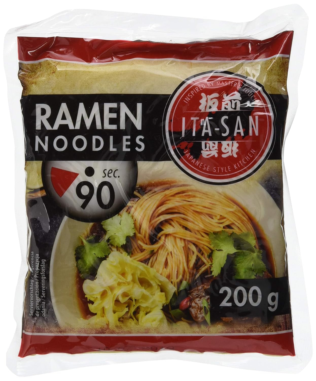Tăiței Ramen ITA-SAN, preparare rapidă și ușoară, 30 x 200 g
