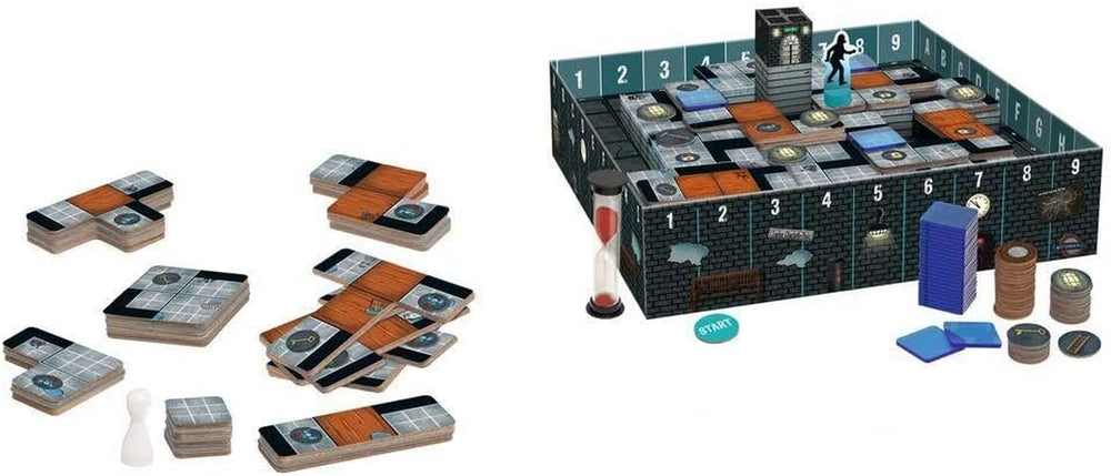 Moses. Sebastian Fitzek Underground, ein innovatives 3D-Thrillerspiel für Fans von Escape Games, ein kooperatives Brettspiel von Marco Teubner mit verschiedenen Schwierigkeitsgraden, ab 12 Jahren.