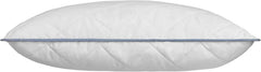 Pernă Irisette Body Contour 80X80 Cm cu husă detașabilă din microfibră moale, lavabilă până la 60°C, alb/albastru, certificată Oeko-Tex, produsă conform standardului de calitate german Perne standard Naty Shop