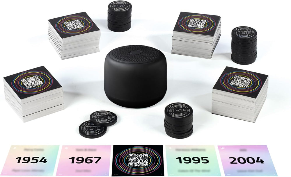 Hitster Platinum Edition – Partymusikspiel mit 500 Songs aus Pop, Rock, Hip-Hop, Dance und mehr, inklusive Lautsprecher