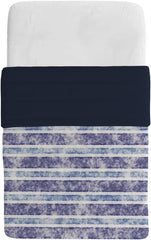 Einfache Sommerdecke, Mikrofaser, Jeansstreifen, 200 x 240 cm. Steppdecken und Steppdecken Naty Shop